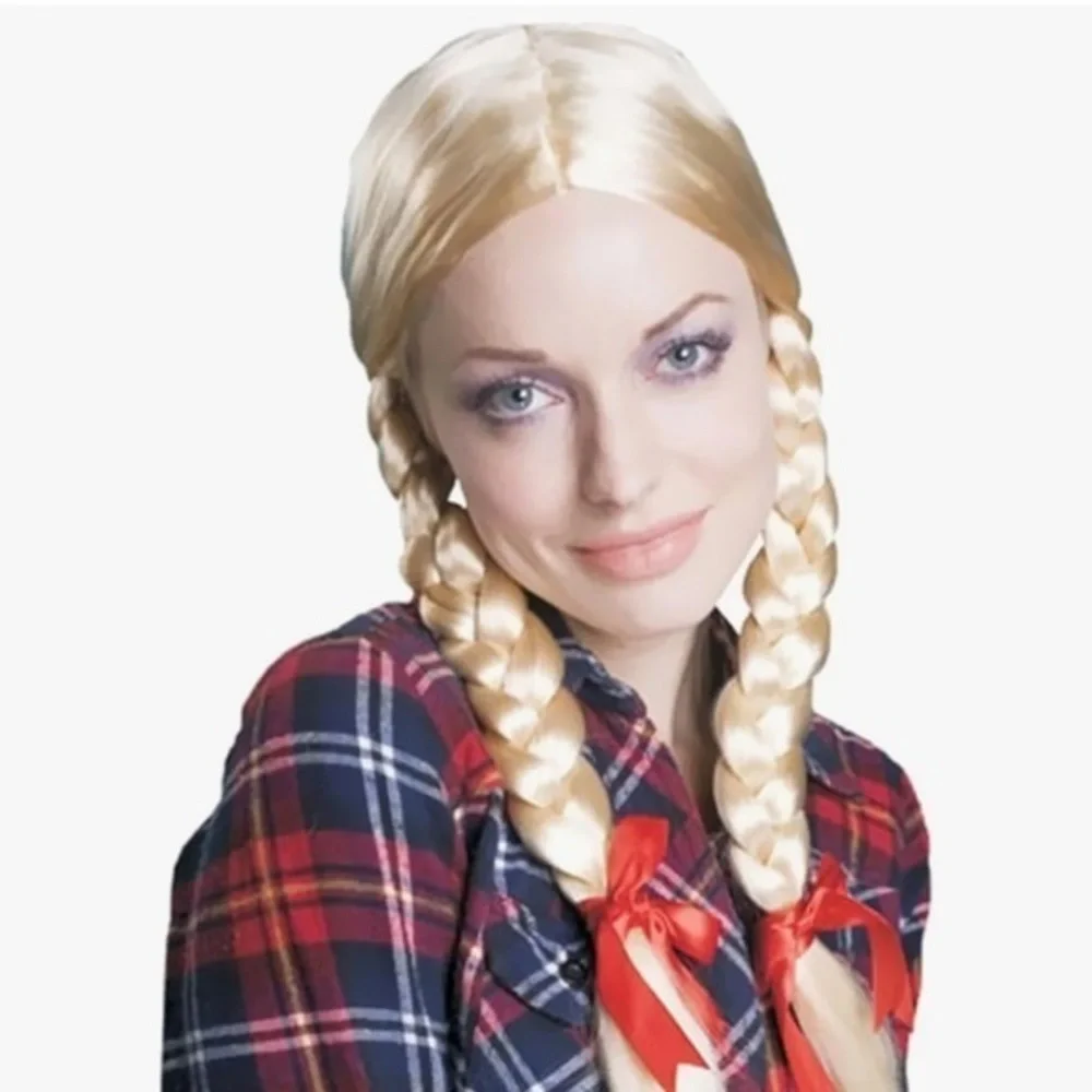 Blonde Braided Wig for Women
